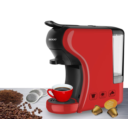 SOGO CAFFETTIERA 3 IN 1  0,6L 3 adattatori 19 bar