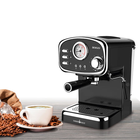 SOGO CAFFETTIERA ESPRESSO 1100W/ 1.25L / 15 bar/ 2tazze