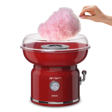 SOGO Macchina per zucchero filato Retrò 500W semplice e veloce
