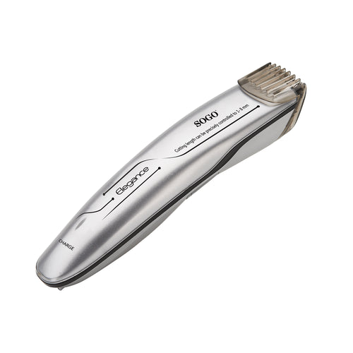 SOGO CPE-SS-3455-sd Tagliacapelli ricaricabile argento impostazione lunghezza 1-8 mm