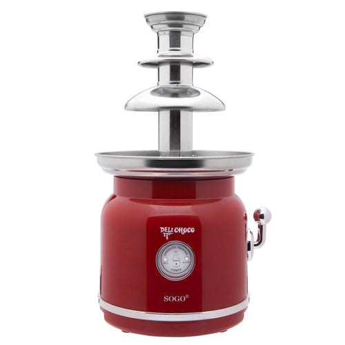SOGO Fontana di cioccolato retro  acciaio inox cascata 3 livelli