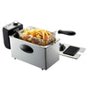 SOGO Friggitrice 3L / 2000W /  acciaio inox  semi - professionale