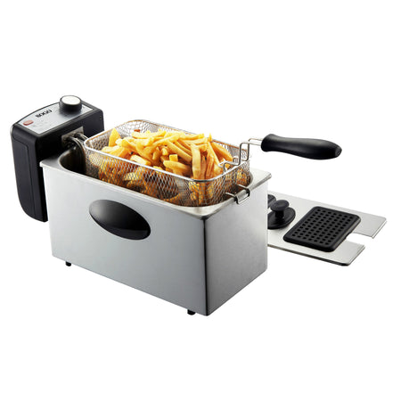 SOGO Friggitrice 3L / 2000W /  acciaio inox  semi - professionale