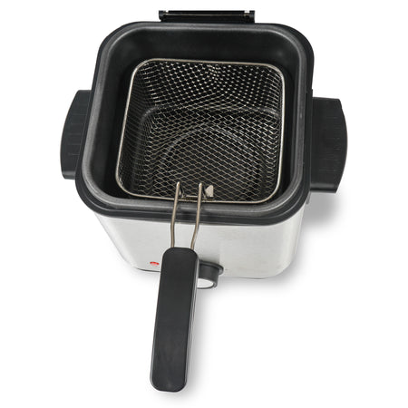 SOGO Friggitrice elettrica da 1,5 L  acciaio inox 900W fino 190°