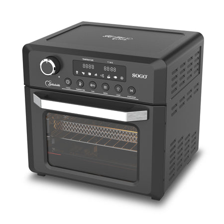 SOGO Friggitrice + forno + disidratatore +grill 1500W / 18L / ricettario + accessori