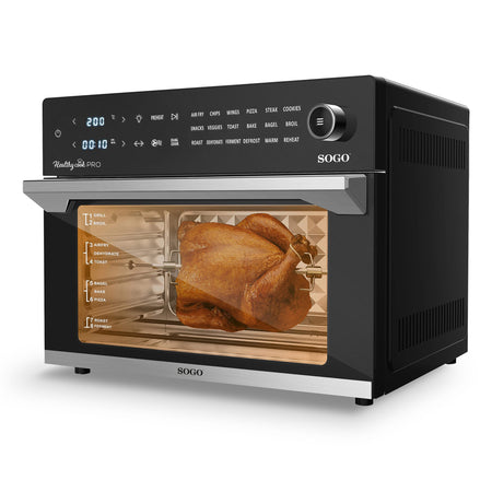 Friggitrice a doppia cottura senza olio con forno integrato - 30 litri - 1800 W