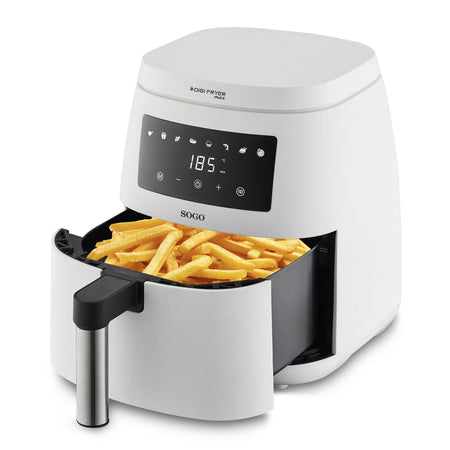 SOGO Friggitrice ad aria elettrica 4.5L / 1500W / touch control + ricettario