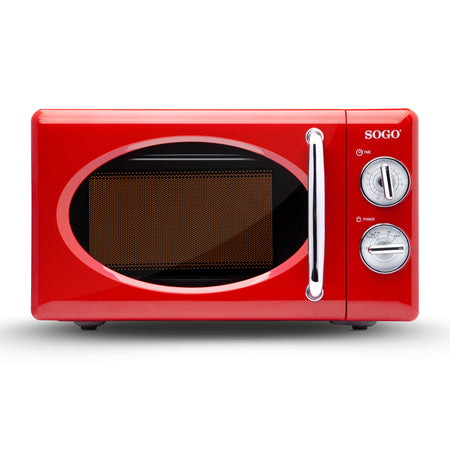 SOGO Forno a microonde rosso 20L / 700W / 5 livelli potenza