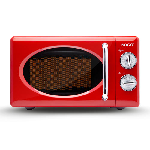 SOGO Forno a microonde rosso 20L / 700W / 5 livelli potenza