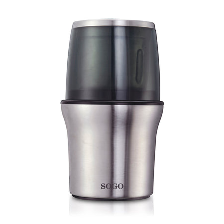 SOGO Macinino in acciaio inox per umido e secco 300W / 100g / macina caffè
