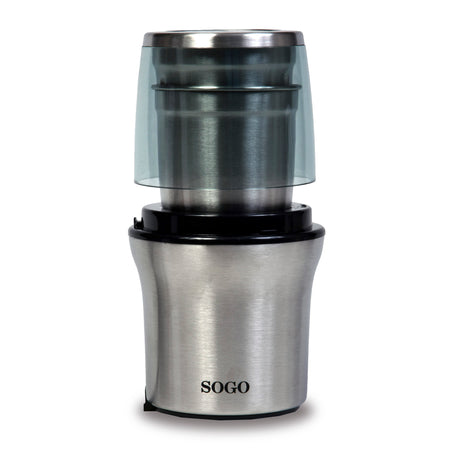 SOGO Macinino in acciaio inox per umido e secco 300W / 100g / macina caffè