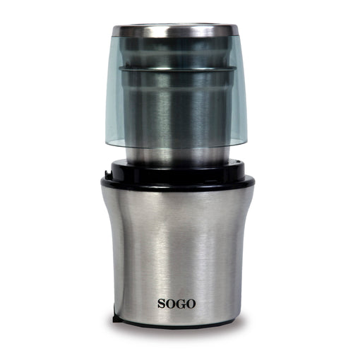 SOGO Macinino in acciaio inox per umido e secco 300W / 100g / macina caffè