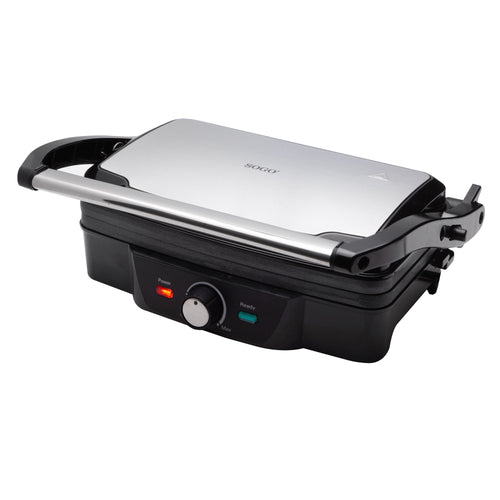 SOGO Griglia per panini e sandwich tostapane / piastra grill 28*17 / 2 fette / 1600W