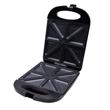 SOGO Tostapane sandwich con base a triangoli 1200W / 4 fette / 90° / griglia triangolare