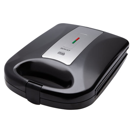 SOGO Tostapane sandwich con base a triangoli 1200W / 4 fette / 90° / griglia triangolare