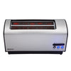 SOGO Tostapane doppio 2 lunghe fessure / 4 fette / 1200W / in acciaio inox