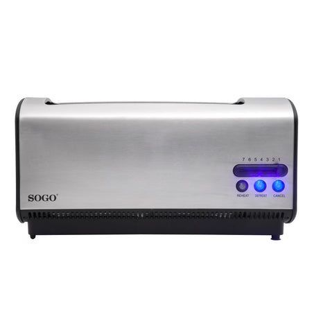 SOGO Tostapane doppio 2 lunghe fessure / 4 fette / 1200W / in acciaio inox