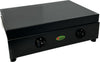 CFParker Fornello a Gas 2 Fuochi Gpl / Metano Grigio con Piano Inox con Valvola di Sicurezza mod. FO3200GSPGPS