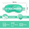 FISURA Maschera gel verde menta scritta Fottuta Emicrania