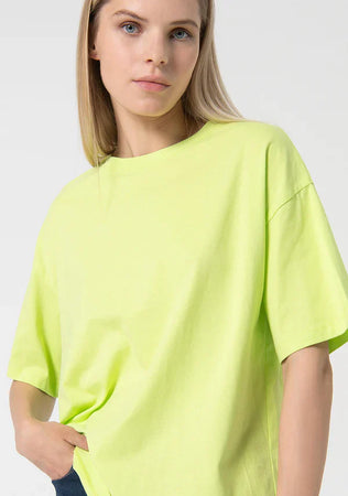 Fracomina over t-shirt donna avocado