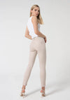 Fracomina Pantalone donna Jeans slim con effetto push up in denim colorato