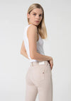 Fracomina Pantalone donna Jeans slim con effetto push up in denim colorato