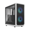 PC Fractal Design Focus 2 RGB White Tg Clear