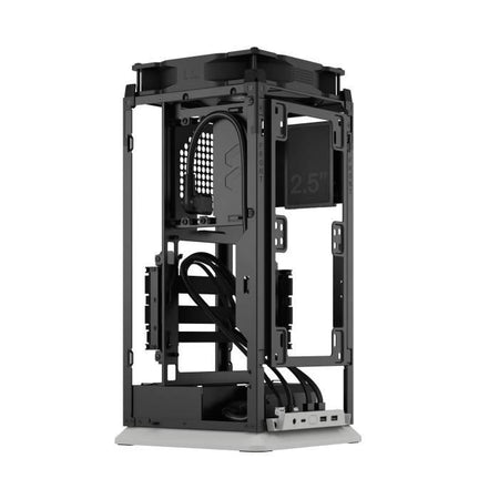 Case PC - FRACTAL DESIGN - Mood Light Grey - m-ITX - 1 ventola da 180mm, USB3.1 Type C