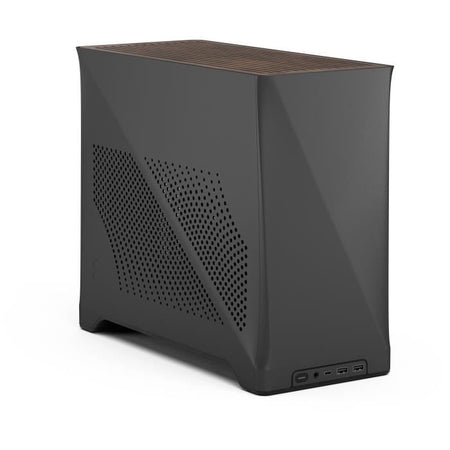 Case per PC - FRACTAL DESIGN - Era 2 Charcoal - m-ITX, 2 ventole da 120 mm, USB3.1 Type C, scheda riser PCIe 4.0
