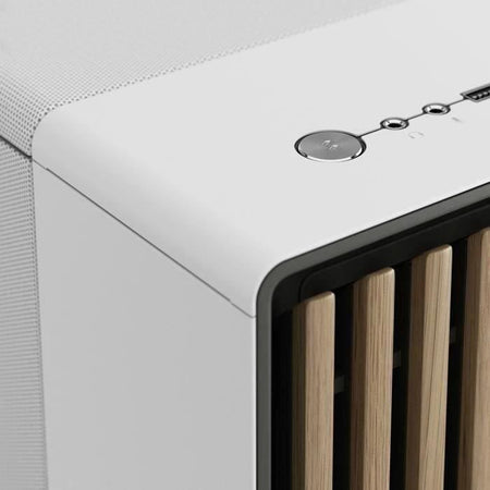 Case per PC - FRACTAL DESIGN - North XL Chalk White - FD-C-NOR1X-03 - E-ATX - Design elegante in legno e lega