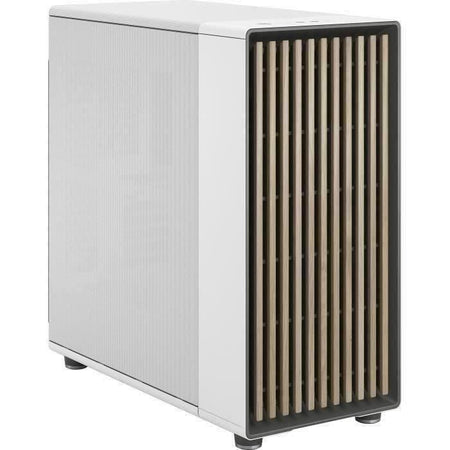 Case per PC - FRACTAL DESIGN - North XL Chalk White - FD-C-NOR1X-03 - E-ATX - Design elegante in legno e lega