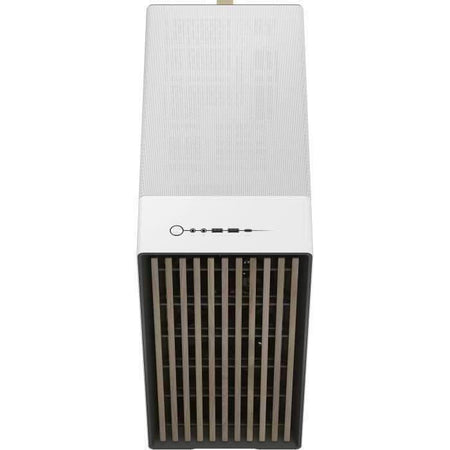 Case per PC - FRACTAL DESIGN - North XL Chalk White - FD-C-NOR1X-03 - E-ATX - Design elegante in legno e lega