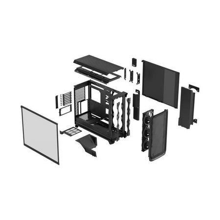 Case PC - FRACTAL DESIGN - Meshify 3 XL Ambience Pro RGB - E-ATX (330 mm) / SSI-EEB / SSI-CEB - 3 ventole - USB Tipo C 20