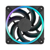 Ventola per PC - FRACTAL DESIGN - Momentum 12 RGB - FDB - Anello luminoso ARGB Gen 2 - Controllo PWM - Nero