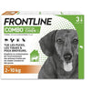 FRONTLINE 3 COMBO Pipette antiparassitarie per cani - da 2 a 10 kg - Pulci, zecche, pidocchi masticatori