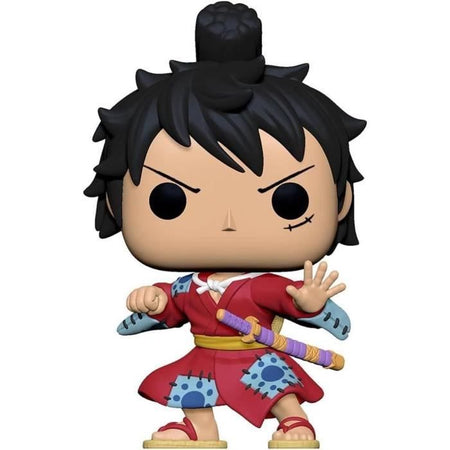Figurina - FUNKO - Monkey D. Luffy in Kimono Metallico - Multicolore - Edizione Speciale - Licenza One Piece