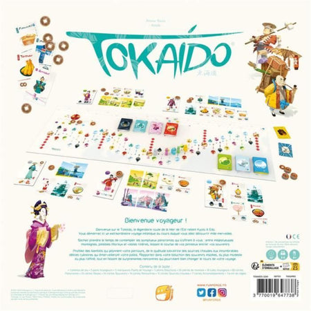 Tokaido: 10 anniversario - Asmodee - Gioco di avventura e collezione - Da 8 anni in su