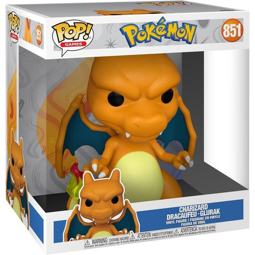 Figura - FUNKO - Jumbo Pop! Charizard - 25,4 cm - Esclusivo - Pokémon