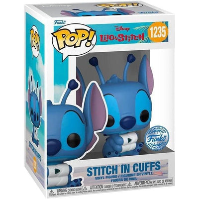 POP Figure - FUNKO - Lilo & Stitch - Stitch con manette - 9 cm - Per bambini dai 3 anni in su