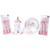 Set Stoviglie Unicorno per Bambini - FUN HOUSE - 006319 - 2 Piatti, 2 Set Posate e 1 Morbido Peluche
