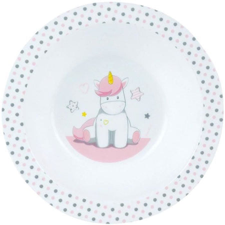 Set Stoviglie Unicorno per Bambini - FUN HOUSE - 006319 - 2 Piatti, 2 Set Posate e 1 Morbido Peluche