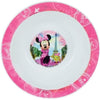 Set stoviglie Disney Minnie - FUN HOUSE - 006377 - Vetro, piatto fondo, piatto piano, bottiglia, scatola snack e posate