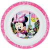 Set stoviglie Disney Minnie - FUN HOUSE - 006377 - Vetro, piatto fondo, piatto piano, bottiglia, scatola snack e posate