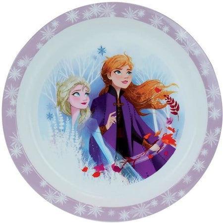Set stoviglie Disney Frozen - FUN HOUSE - 006379 - Piatto fondo, piatto piano, tazza, bottiglia e bicchiere con cannuccia