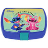 Set di piatti - FUN HOUSE - STITCH AND ANGEL - Bicchiere, piatto 22 cm e 16 cm, posate, borraccia e snack box