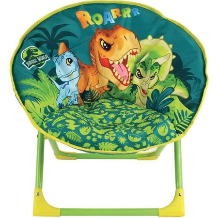 FUN HOUSE JURASSIC WORLD Seduta dinosauri lunari - Pieghevole - H.47 x L.54 x P.42 cm - Per bambini