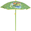 FUN HOUSE Mobili da giardino Jurassic Dinosaur - 1 tavolo 46 x 46 cm, 2 sedie 53 x 38,5 x 37,5 cm e 1 ombrellone 125 x 100 cm