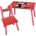FUN HOUSE Tavolo Miraculous Ladybug H 41,5 cm x L 61 cm x P 42 cm con sedia H 49,5 cm x L 31 cm x P 31,5 cm - Per bambini