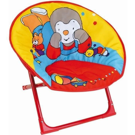 FUN HOUSE T'CHOUPI Sedile Moon - Pieghevole - H.47 x L.54 x P.42 cm - Per bambini