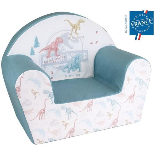 FUN HOUSE JURASSIC WORLD Sedia club dinosauro - L.52 x P.33 x H.42 cm - Per bambini Origine francese garantita